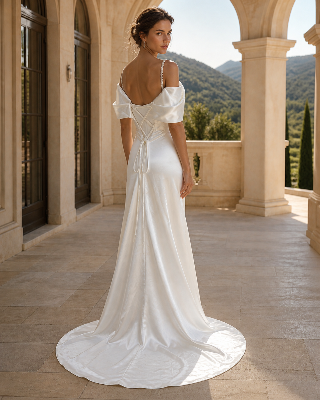 MANT Two-Piece Off-Shoulder Mermaid Wedding Dress